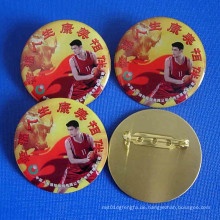 Promotion Offset Druck Revers Pin Epoxy-Dripping Badge (GZHY-OP-006)